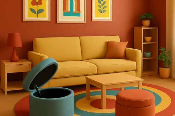 Como Usar Pufes Multifuncionais para Receber Visitas sem Lotar o Ambiente